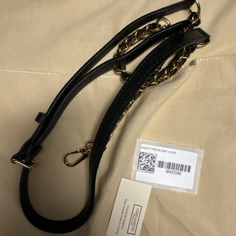 Louis Vuitton Vanity PM Black Monogram Empreinte Leather - Picture 10 of 12